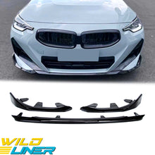 3PCS Front Bumper Lip Lower Spoiler Splitter for BMW 2-Series G42 Coupe M Sport di82