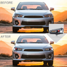LED Devil Eyes Headlights w/ DRL for 2008–2020 Mitsubishi Lancer & Lancer Evolution