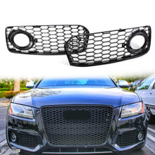 Black Fopg Light Cover Lower Grille for Audi A5 b8 S-line S5 2008-2012