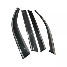 Chrome Tinted Weather Shields Weathershields Window Visor for LDV D90 2017-2023