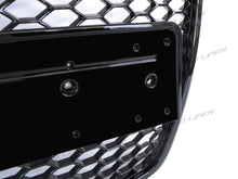 RS6 Style Honeycomb Front Grille Grill Glossy Black For Audi A6 C6 2004-2011 fg221