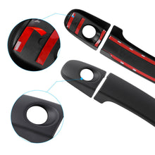 Matte Black Door Handle Cover Trim Keyless For Ford Ranger PX PX2 PX3 2012-2022