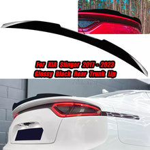 Glossy Black Rear Tail Boot Trunk Spoiler Wing For KIA Stinger 2017-2024