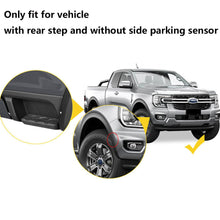 6pcs Fender Flares Wheel Arch Guard w/o Sensor Cutout For Ford Ranger Next Gen 2022-2025 XL XLT XLS