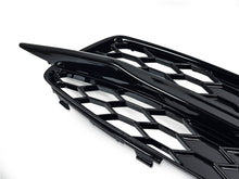 All Black Fog Light Grille Covers Left+Right Audi A6 C7 S-Line S6 2012-2015