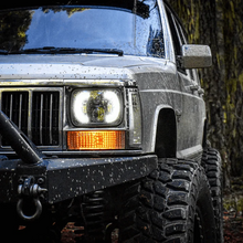 Pair 5x7'' 7x6'' Led Headlights High/low Beam with Turn Signal & DRL for Jeeps Truck Off Road