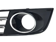 Left+Right Front Bumper Fog Light Grilles For Audi A8 D4 2011-2014