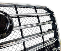 For 2015-2018 Audi A8 W12 Chrome Front Bumper Grille Mesh Grill