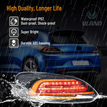 Pair SMOKE LED Rear Lights For VW Scirocco MK3 2009-2014 W/Animation &Sequential