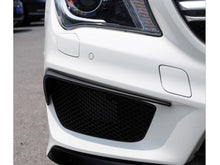 Matte Black Front Bumper Splitters Side Canards for Mercedes CLA C117 AMG Pack 2013-2016 pz17