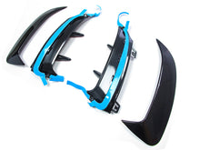 Gloss Black Rear Bumper Side Air Vents For Mercedes W177 Hatchback A35 A45 AMG 2019-2023