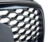 Gloss Black Honeycomb Front Grille For Audi A4 B7 Non-S-Line 2005–2008