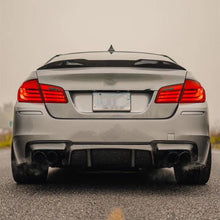 Fit For 2012-2016 BMW 5 Series F10 MT Style Gloss Black Rear Bumper Diffuser Lip