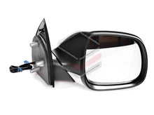 RH Right Hand Driver Side Electric Door Mirror Texture Black Top / Chrome Bot For VW Amarok 2010-2013