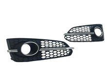 Honeycomb Fog Light Grille Covers Left+Right Audi A8 S8 W12 2015-2018