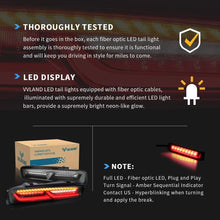 Smoke LED Tail Lights For Chevrolet Chevy Camaro 2016-2018 Sequential Turn Signals