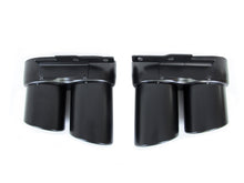 Matte Black Rear Diffuser + Exhaust Tips for Audi A6 C8 S-line S6 Sport 2019-2023 di181