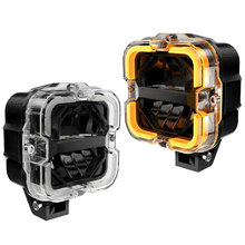 90W 4 inch LED Pods Off Road Driving Light with DRL High Low Beam