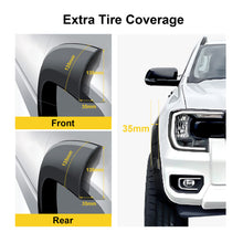 Fender Flares Set For Next-Gen Ford Ranger Wildtrak 2022-2025 Wheel Arch Guard (No Sensor)