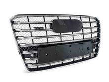 For 2015-2018 Audi A8 W12 Chrome Front Bumper Grille Mesh Grill