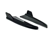 Gloss Black Rear Bumper Splitter Side Flaps For Mercedes W205 Sedan C300 C450 AMG 2015-2021