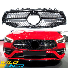 Black Didmond Front Grille for Mercedes CLA C118 2020-2023 fg93
