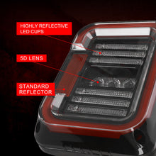 Rear Brake LED Tail Lights Stop Turn Signal Lamp for Jeep Wrangler JK JKU 2007-2018