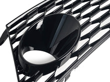 Pair Front Bumper Honeycomb Fog Light Grilles Audi RS6 2014-2018
