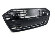 For 2019-2024 Audi A6 S6 C8 Gloss Black Front Bumper Grille