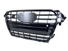 Gloss Black S4 Style Front Bumper Grille For Audi A4 S4 B8.5 2013–2016