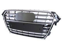S4 Style Chrome Front Bumper Grille For Audi A4 S4 B8.5 2013–2016