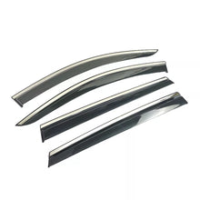 Stainless Steel Tinted Weather Shields Window Visor for Hyundai Santa Fe 19-23