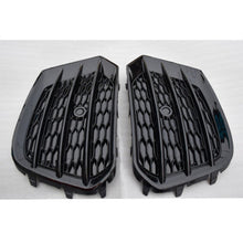 Black Front Fog Light Grille Cover for Audi Q3 Non-Sline 2016-2018