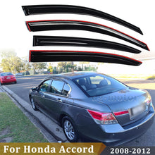 Premium Weather Shields Weathershields Window Visor for Honda Accord 8th 08-12