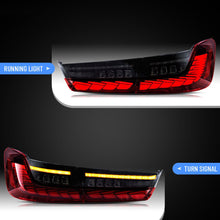 Pair Cherry Red OLED Tail Lights for BMW 3 Series G20 G80 M3 GTS 2019-2022