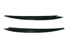 Gloss Black Headlight Eyelids Eyebrow Lid Trim Cover For VW GOLF MK7 2013-2020