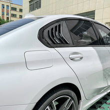 Side Rear Window Louver Shutter Cover For BMW 3-Seires G20 Sedan 2019-2022