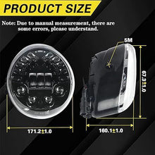 LED Headlight Hi/Lo Lamp Fit For Harley Davidson VROD V-Rod VRSCA VRSCDX VRSCR