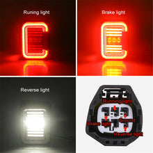 Smoked EMC LED Tail Lights Rear Reverse Lamps For Jeep Wrangler JK JKU 2007-2018
