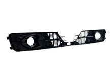 Pair Front Bumper Fog Light Grille Covers For Audi A6 C7 Non-S-Line 2016-2018