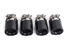 2X Carbon Steel Exhaust Tips for BMW M3 F80 M4 F82 F83 2014-2020 For BMW M3 M4 F80 F82 F83