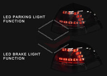 Black LED Tail Lights Rear Lamps For Holden Commodore VE S1 & S2 2006-2013 - Sedan Only
