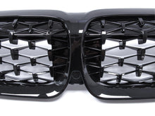 Gloss Black Diamond Front Kidney Grill Grille for 2019-2022 BMW G20 330i M340i