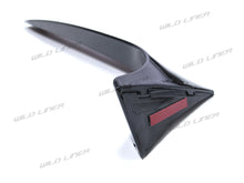 Gloss Black Rear Window Spoiler Side Canard Splitter for VW Golf 6 MK6 GTI R GTD