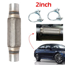 2'' x 12'' Exhaust Flex Tube Pipe Joint Flexible Weld On/ Clamp-On Flexi Tube