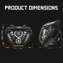 LED Headlight Assembly With DRL For Yamaha MT07 2018 2019 MT09 FZ09 2014-2016