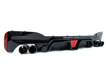 LED Rear Diffuser w/ Black Exhaust Tips for BMW 5-Series G30 Sedan 2017-2023 M Sport di191