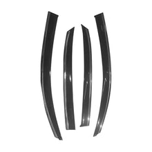 Chrome Tinted Weather Shields Weathershields For Honda 10th Gen Civic Hatch 2017-2021