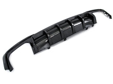 Carbon Fiber Look Rear Diffuser + Black Exhaust tips For Audi A7 4K8 Sedan Sline 2019-2023 di154