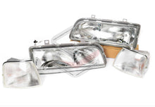 Pair LH+RH Head Light and Corner Lamp Clear For Ford Falcon EA EB ED 1988-1991